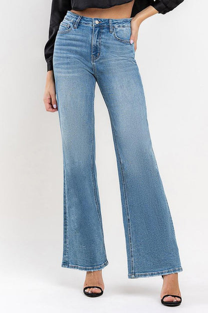 High Rise Wide Leg Jeans VERVET by Flying Monkey