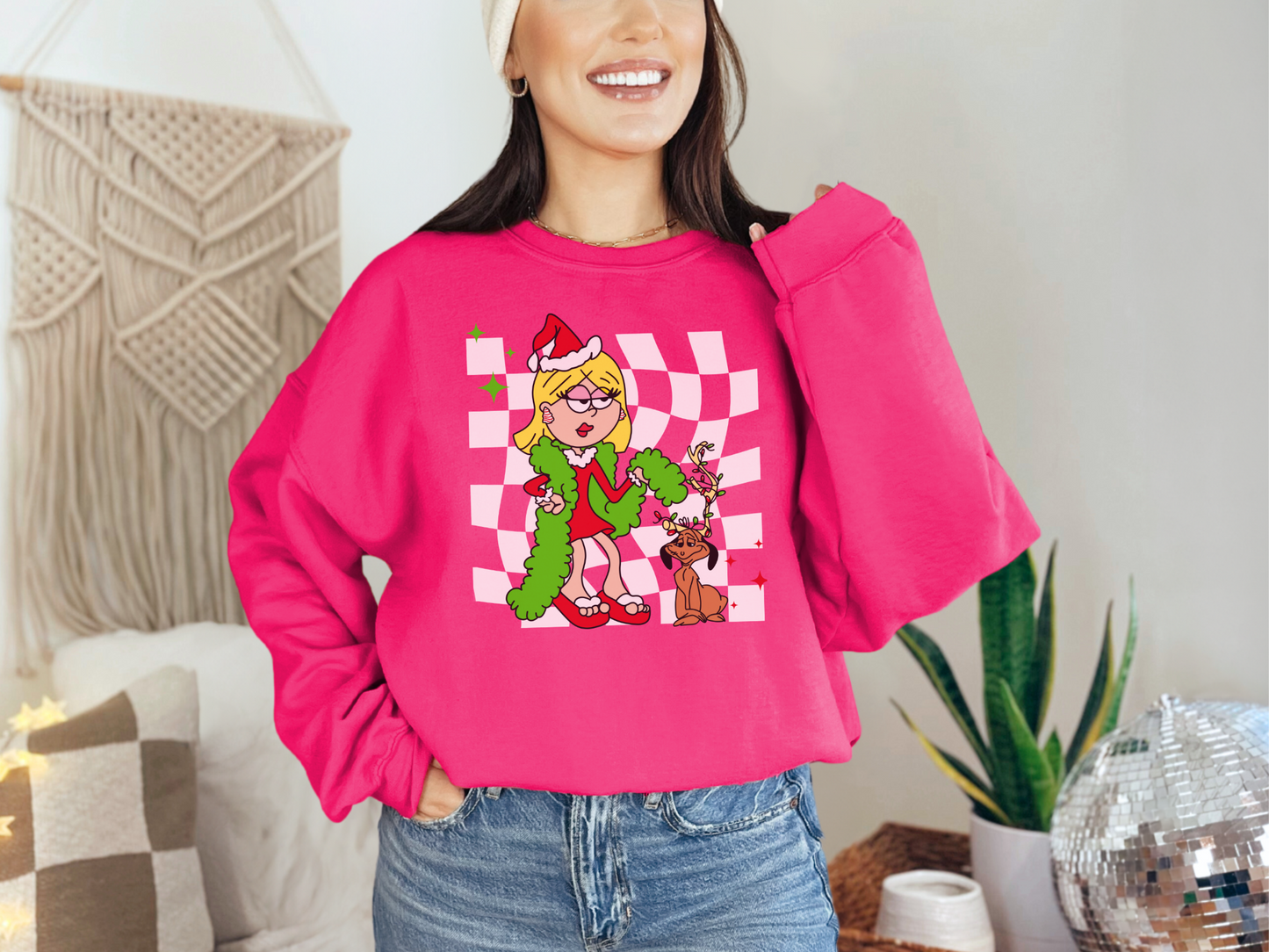 Lizzie McGuire Holiday Sass Christmas Sweatshirt