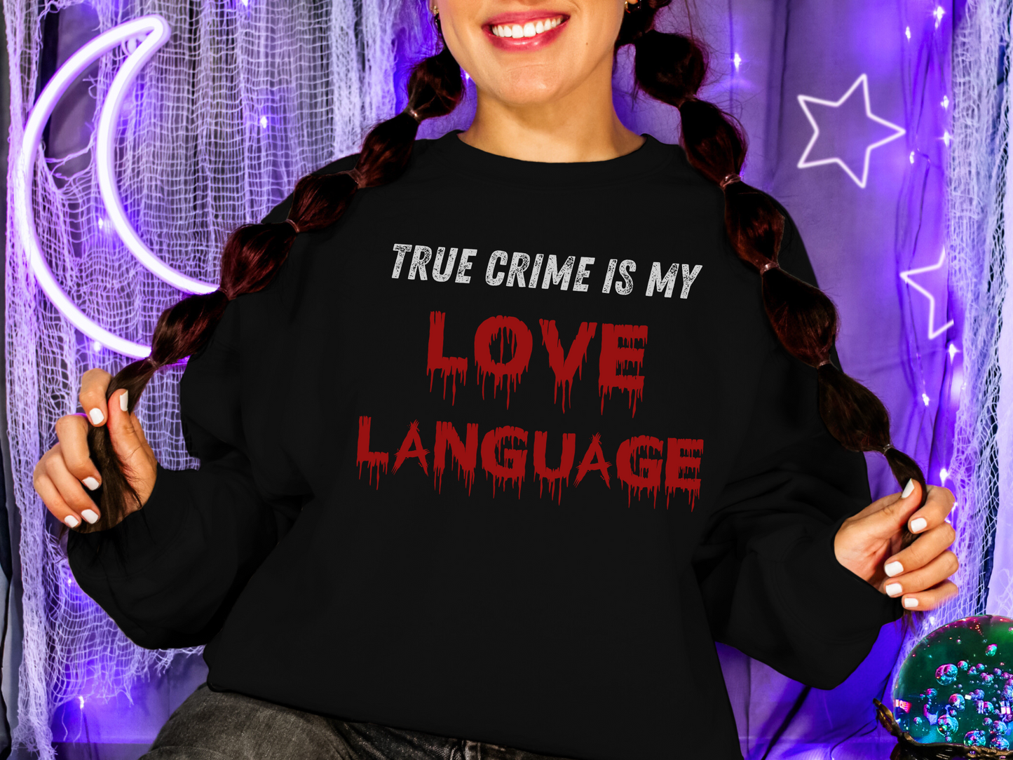 True Crime is My Love Language Unisex Crewneck Sweatshirt