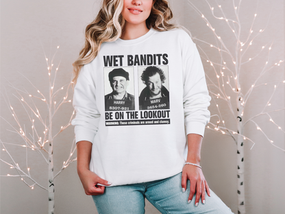 Wet Bandits Holiday Heist: Home Alone Christmas Sweatshirt