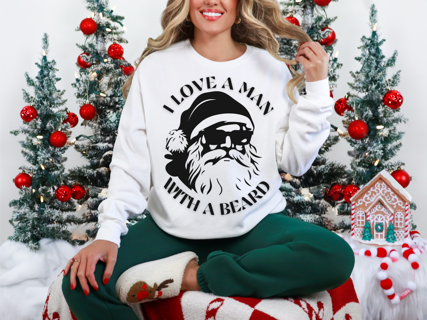 🎅 Santa's Beard Appreciation Society Christmas Sweatshirt 🎅