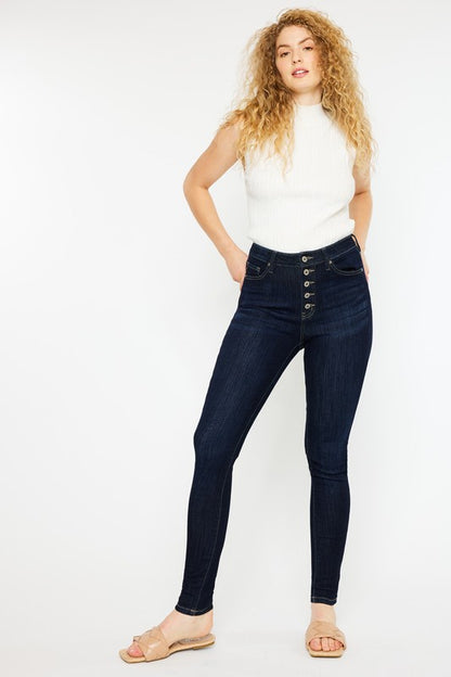 Curvy Fit High Rise Super Skinny Jeans KanCan