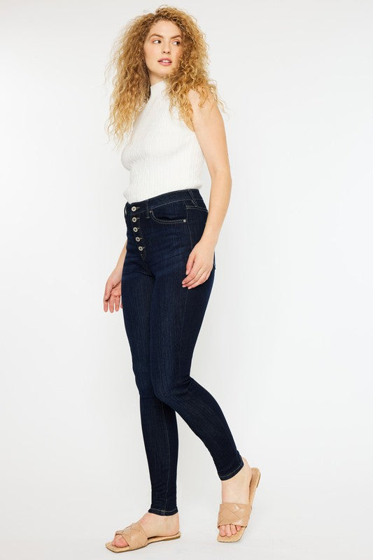 Curvy Fit High Rise Super Skinny Jeans KanCan