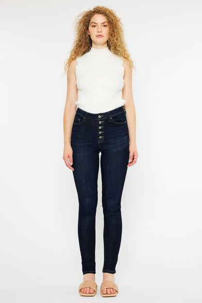 Curvy Fit High Rise Super Skinny Jeans KanCan