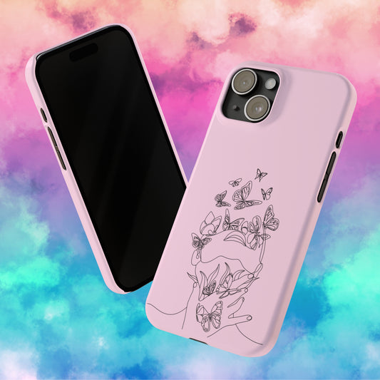 Free Yourself Butterfly iPhone Case, iPhone 13-15