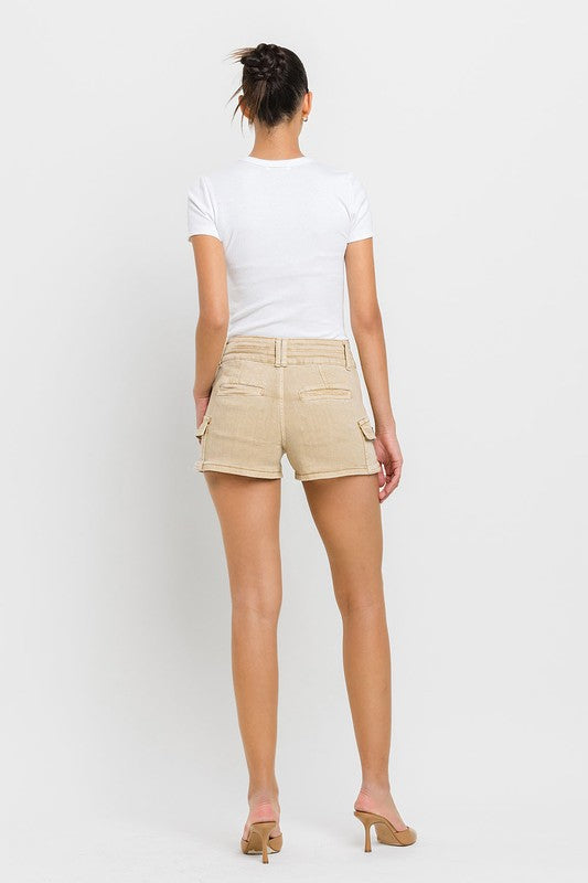 High Rise Cargo Shorts VERVET by Flying Monkey