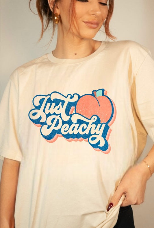 Just Peachy Softstyle Tee