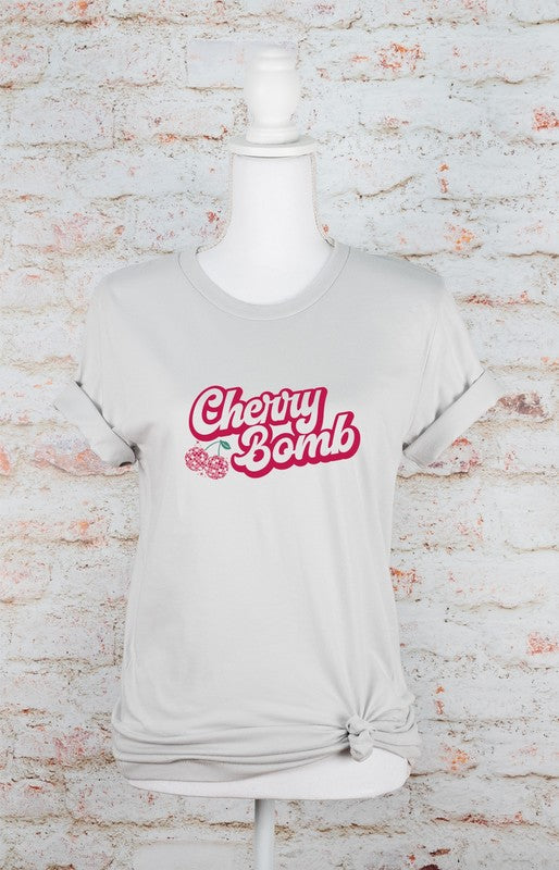 Cherry Bomb Disco Ball Softstyle Tee