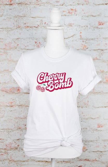 Cherry Bomb Disco Ball Softstyle Tee