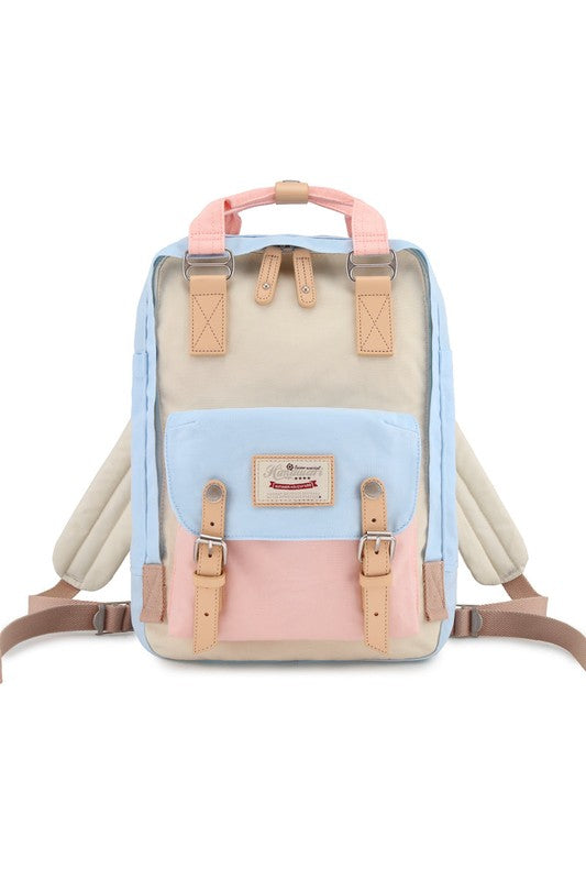 ✨ Stylish 14.9" Multi-Color Vintage Waterproof Backpack – Your Everyday Companion! ✨