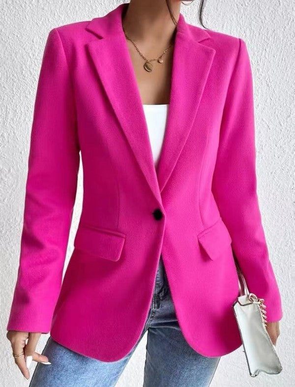 Power Moves Blazer – Hot Pink, Light Pink & Black