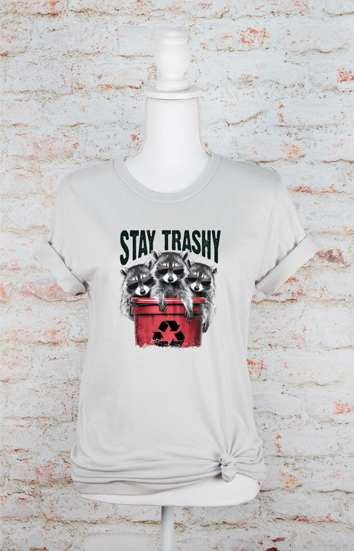 Stay Trashy Raccoon Softstyle Tee