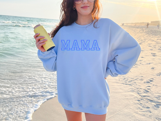 Mama Varsity Crewneck Sweatshirt