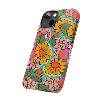 Vintage Petals iPhone Case, iPhone 13-15