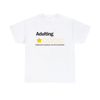 Adulting Do Not Recommend Short Sleeve Tee