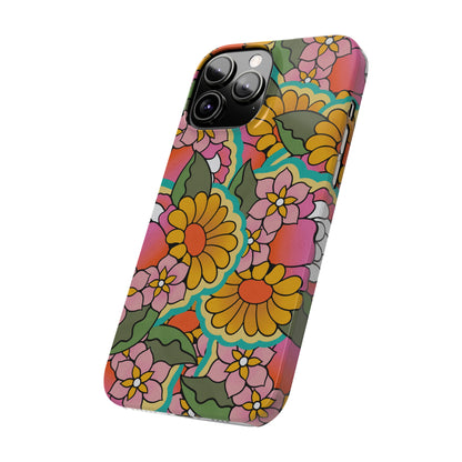 Vintage Petals iPhone Case, iPhone 13-15