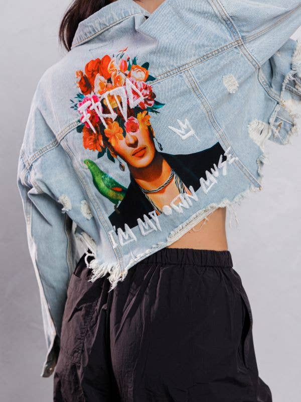 Frida Muse Crop Denim Jacket