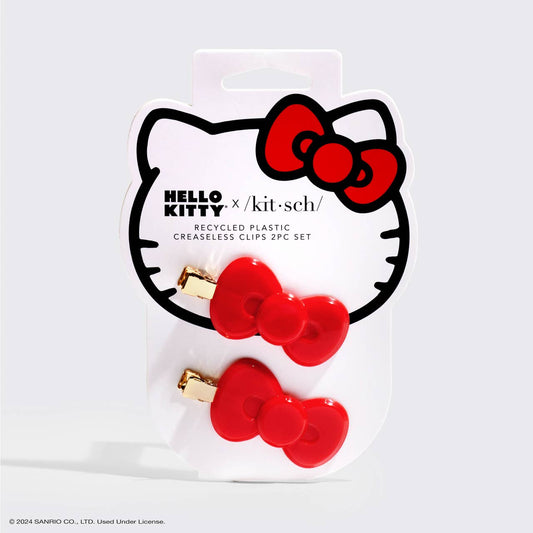 Hello Kitty x Kitsch Recycled Plastic Creaseless Clips 2 Piece