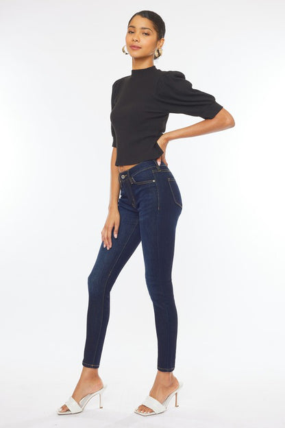 Mid Rise Basic Super Skinny Jeans KanCan