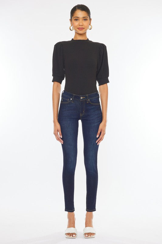 Mid Rise Basic Super Skinny Jeans KanCan