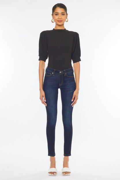 Mid Rise Basic Super Skinny Jeans KanCan