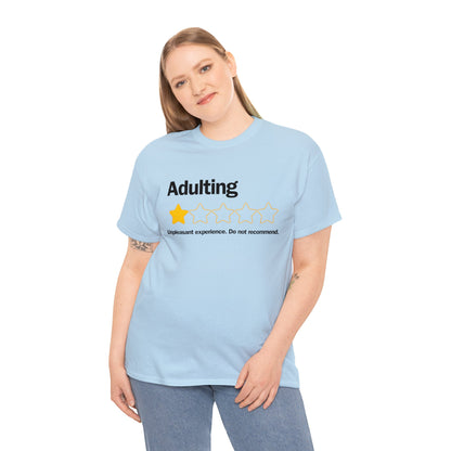 Adulting Do Not Recommend Short Sleeve Tee