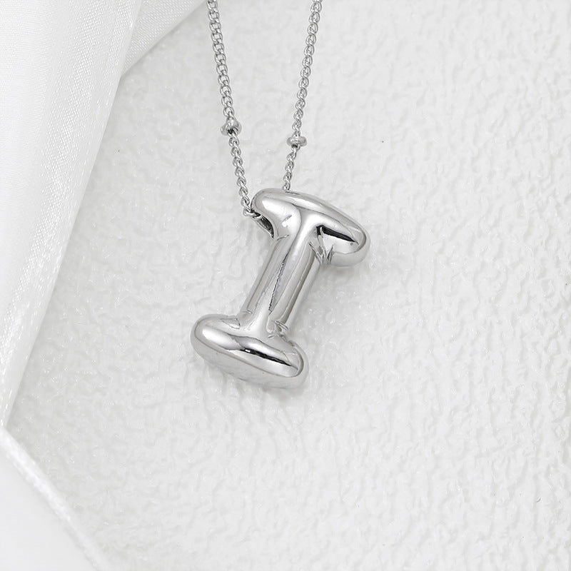 Bubble Letter Pendant Necklace – Pop Your Style!