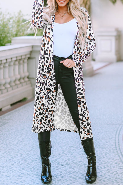 Fierce & Fabulous Leopard Duster Cardigan