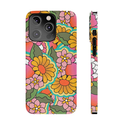 Vintage Petals iPhone Case, iPhone 13-15