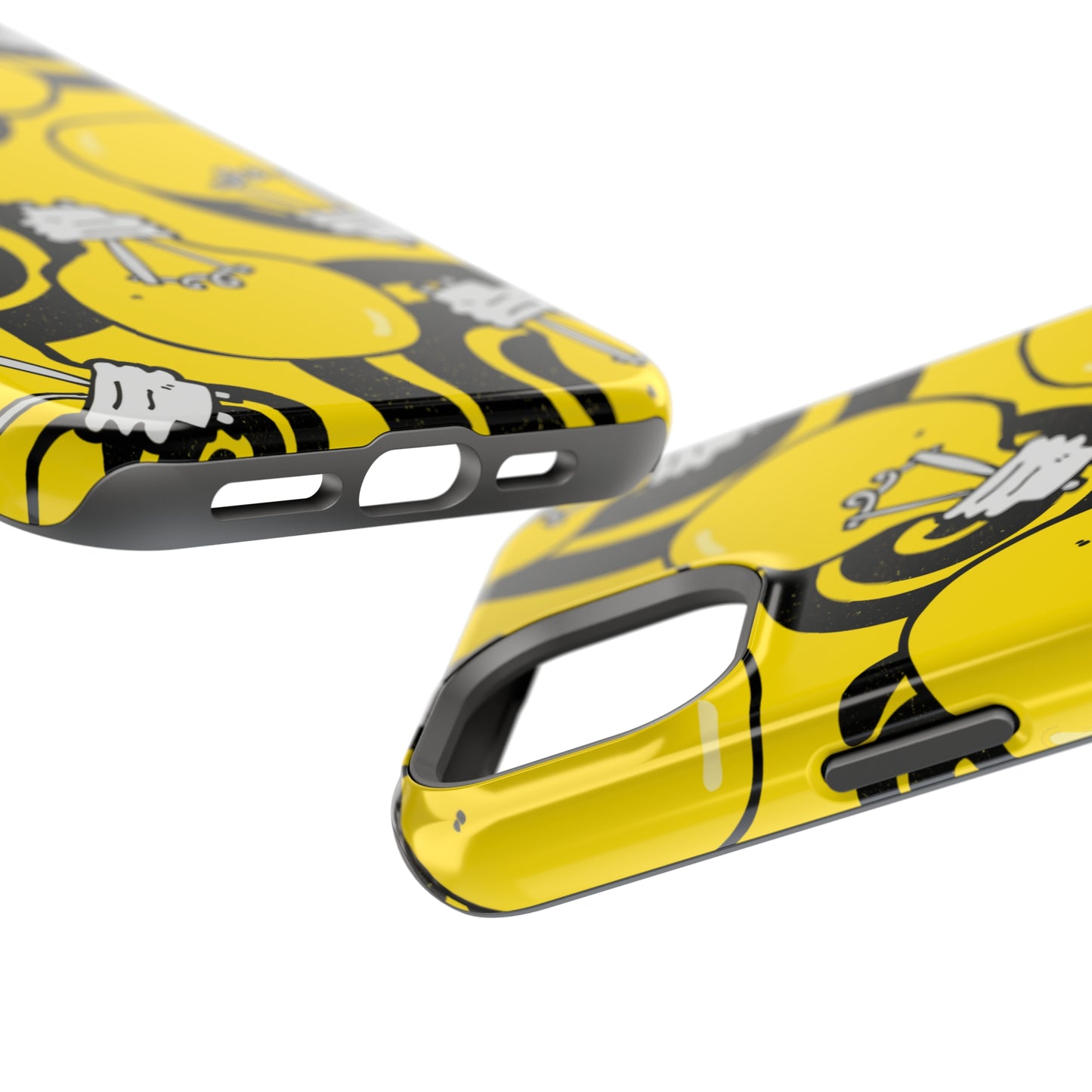 Sunshine Glow iPhone Case: Illuminate Your Device with Bright Yellow Light Bulbs, iPhone 13-15