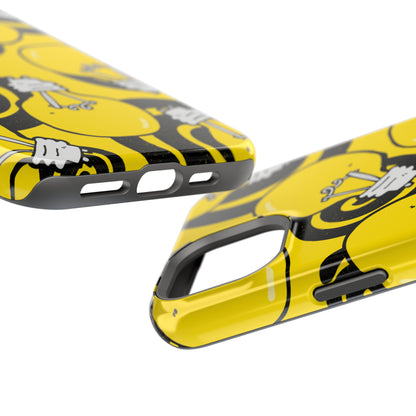 Sunshine Glow iPhone Case: Illuminate Your Device with Bright Yellow Light Bulbs, iPhone 13-15