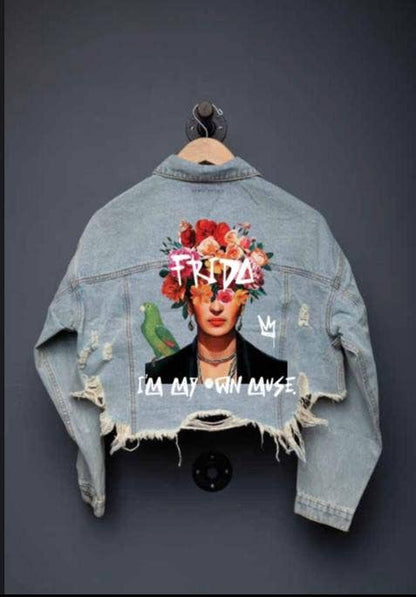 Frida Muse Crop Denim Jacket