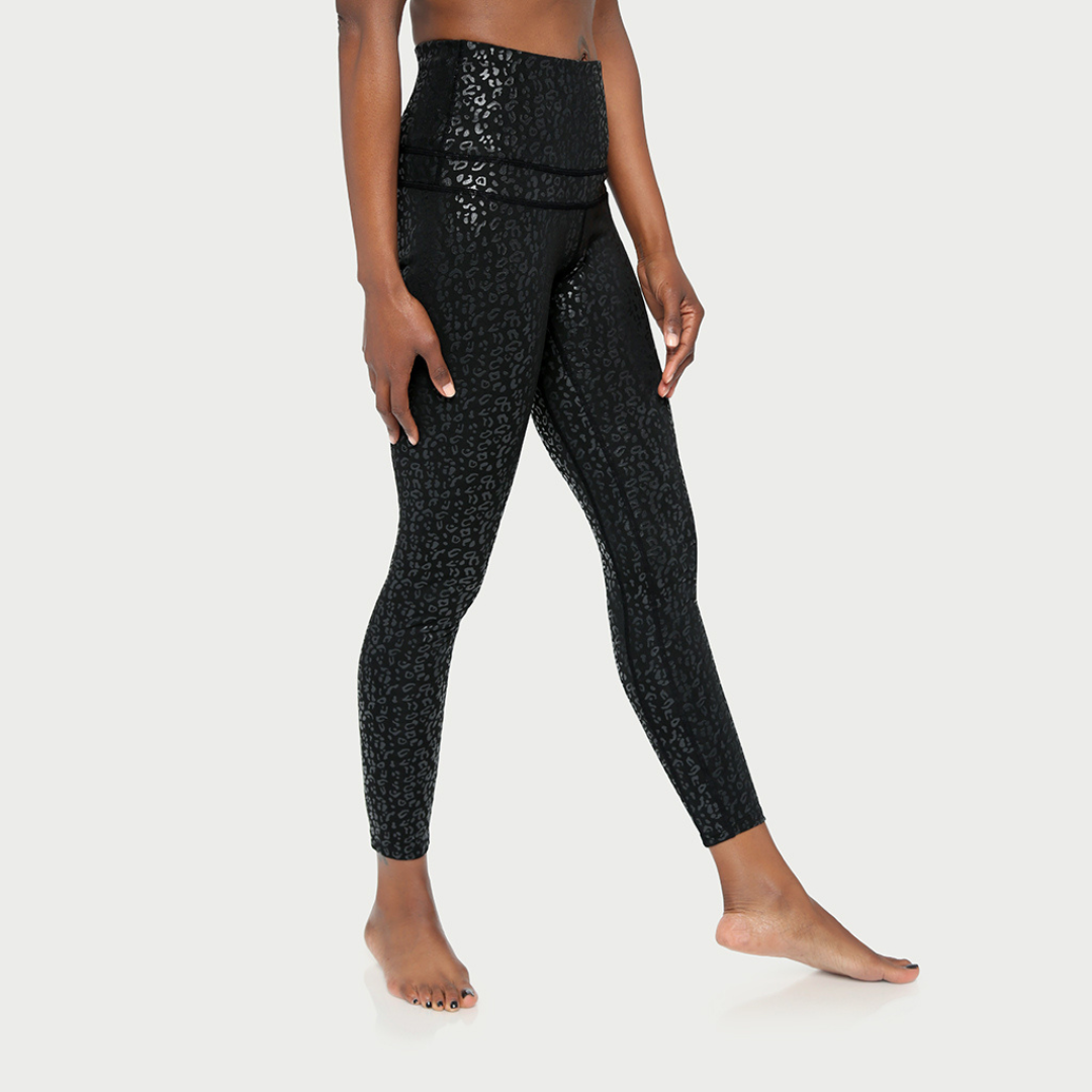 Metallic Cheetah Active Legging
