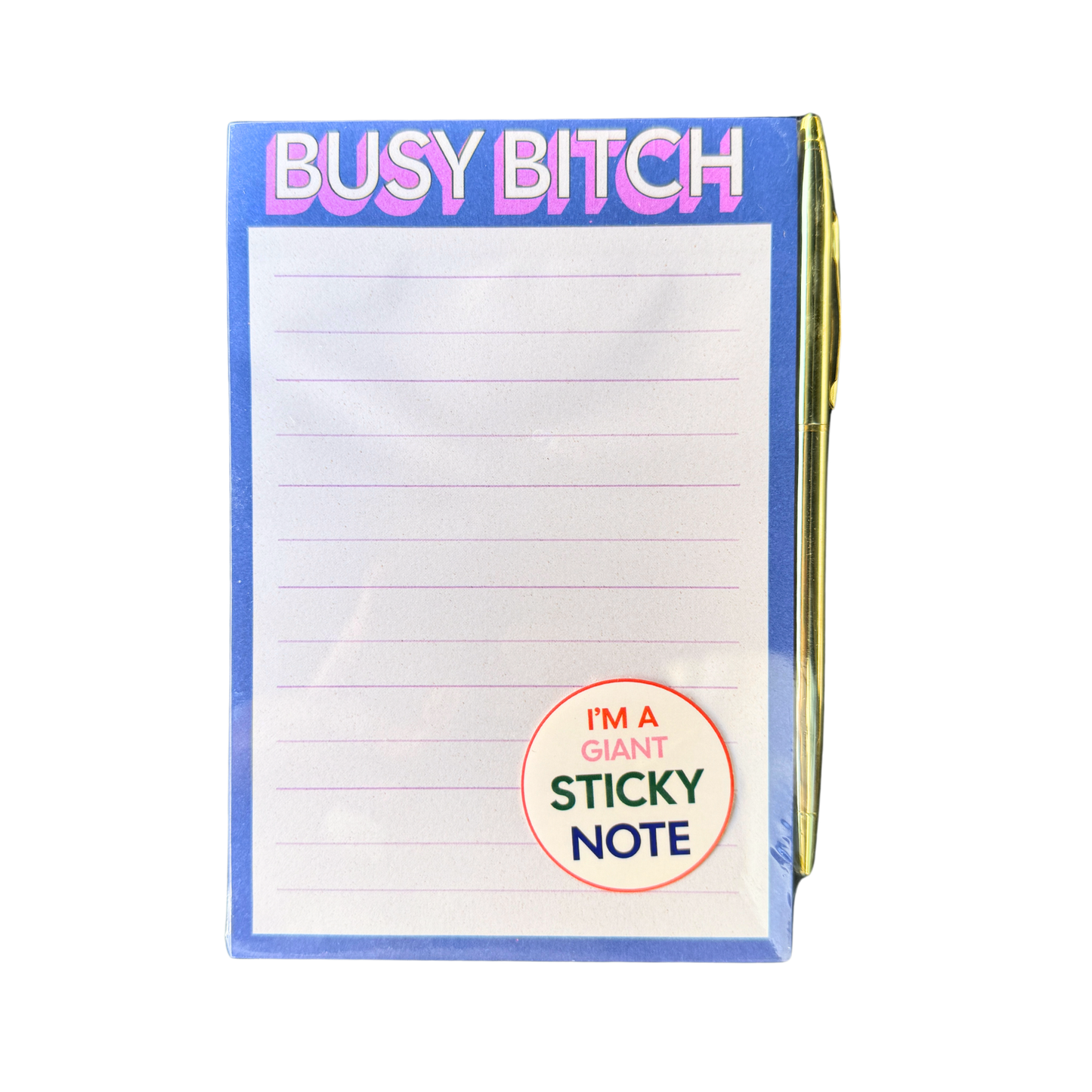 Busy B*tch Notepad Sticky Note Set