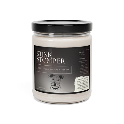 Stink Stomper Scented Soy Candle 9oz, Gift for Dog Lover, Gift for Mom, Gift for Her, Housewarming Gift