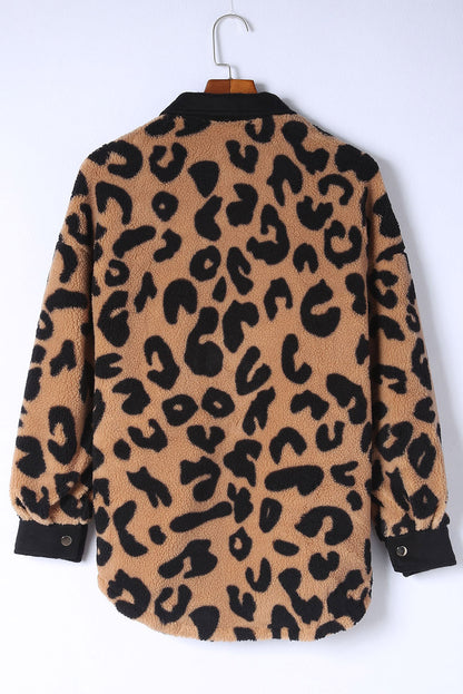 Wild Side Cozy Leopard Jacket