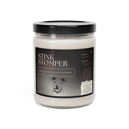 Stink Stomper Scented Soy Candle 9oz, Gift for Dog Lover, Gift for Mom, Gift for Her, Housewarming Gift