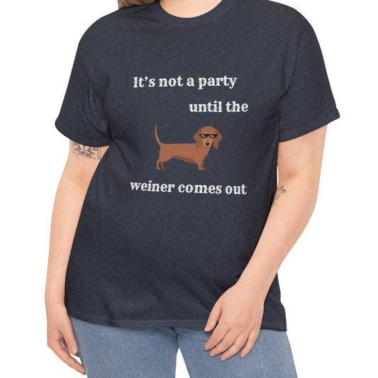 Dachshund Weiner Party Short Sleeve Tee