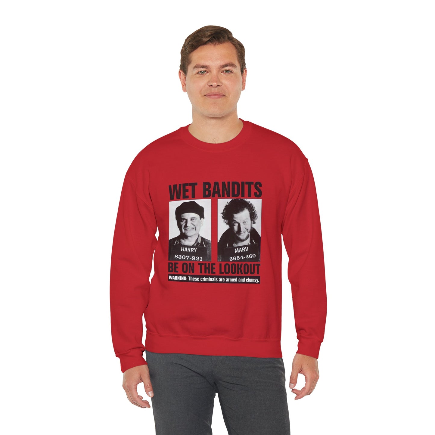 Wet Bandits Holiday Heist: Home Alone Christmas Sweatshirt