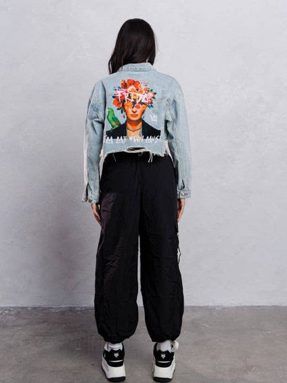 Frida Muse Crop Denim Jacket