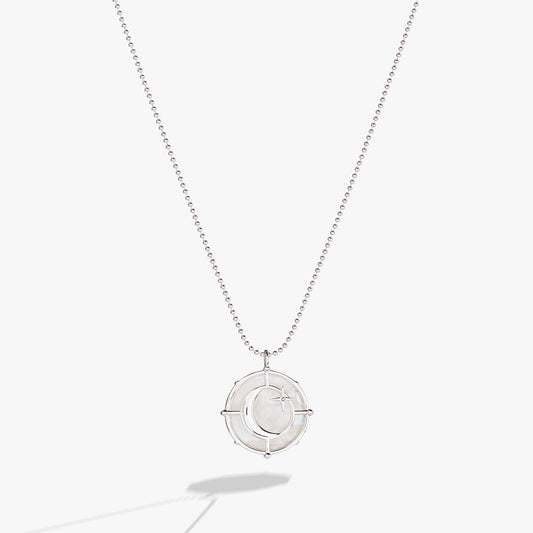 Capricorn Zodiac Double-Sided Charm Necklace