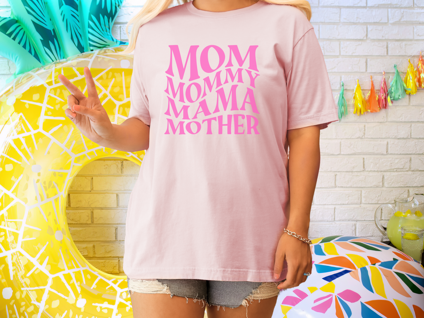 Mom, Mommy, Mama, Mother Short Sleeve Tee