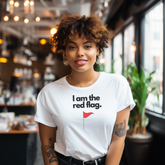 I am the red flag Short Sleeve Tee