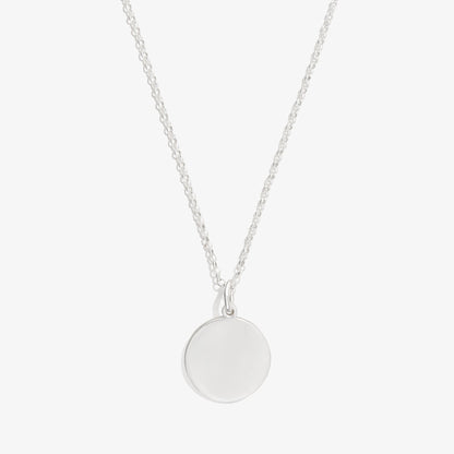 Circle Charm Necklace, 21''