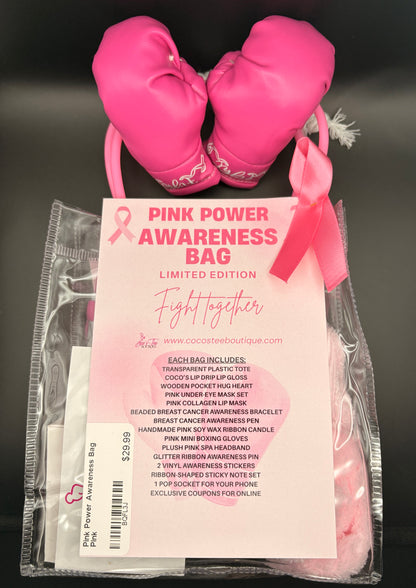 Pink Power Awareness Bag