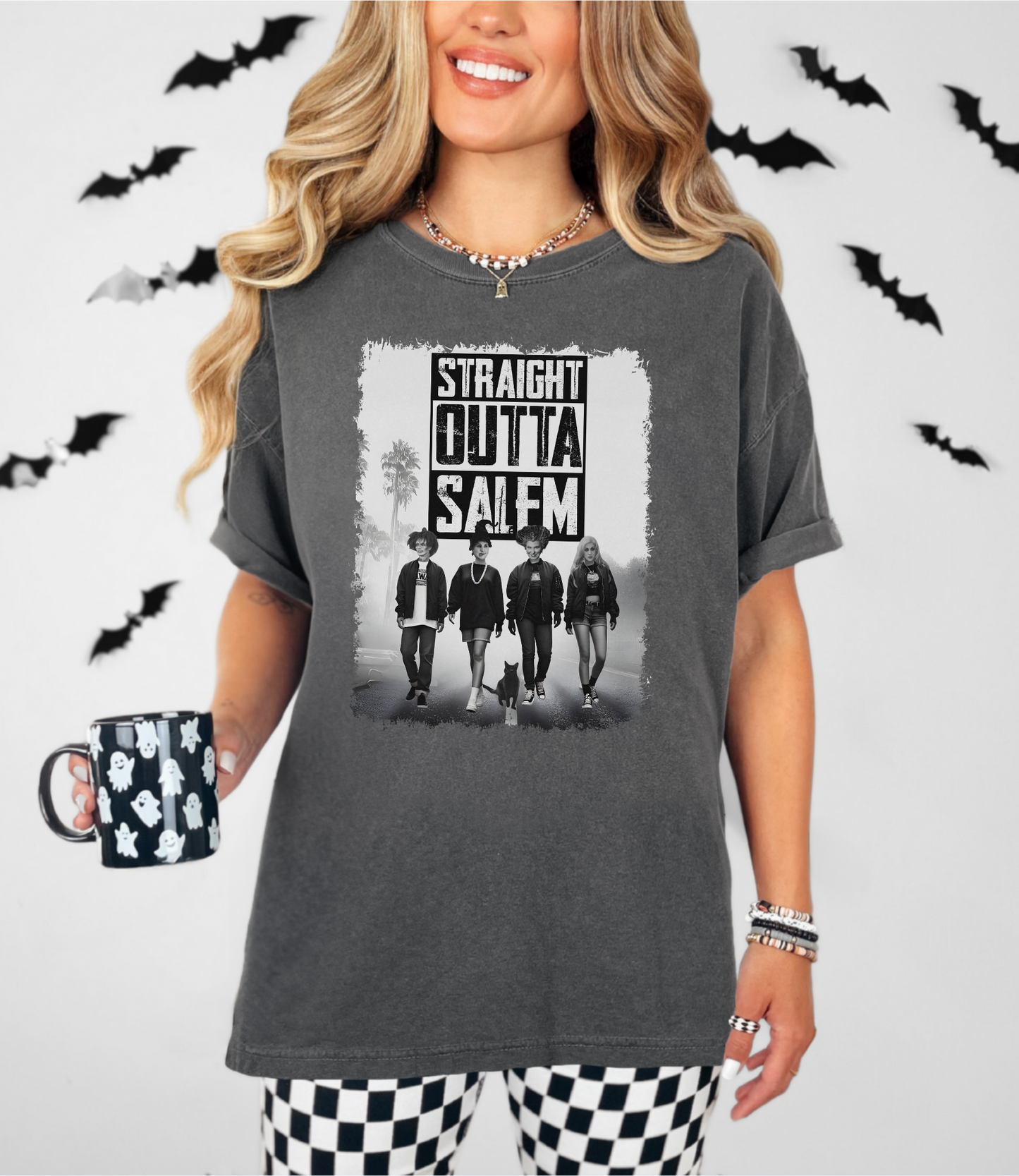 Straight Outta Salem Hocus Pocus Graphic Tee, Halloween