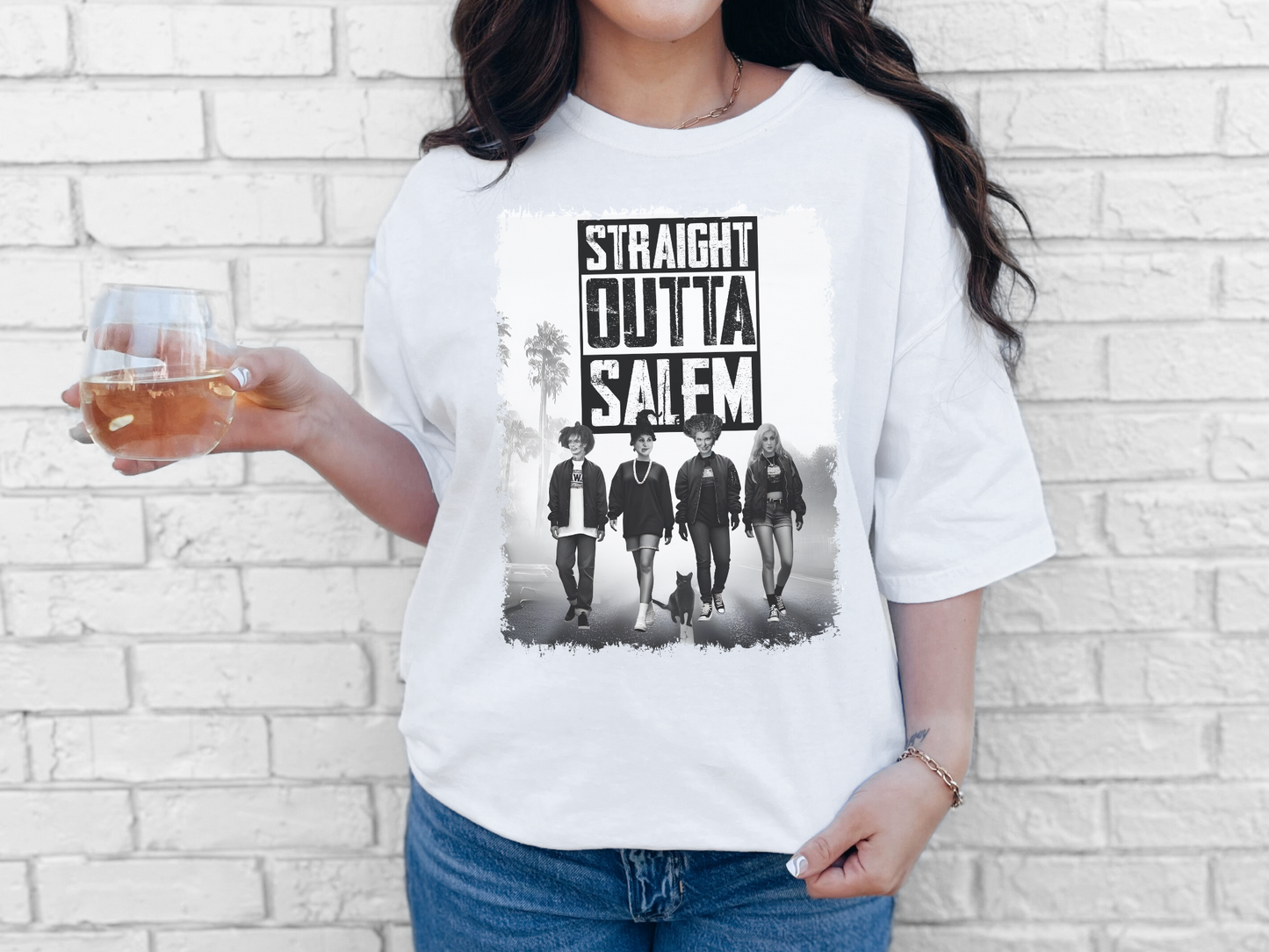 Straight Outta Salem Hocus Pocus Graphic Tee, Halloween