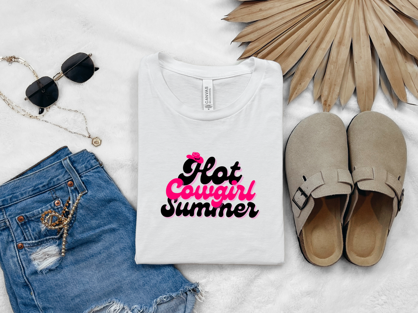 Hot Cowgirl Summer T-Shirt, Rodeo Shirt, Hot Girl Summer, Bachelorette Shirt, Gift for Her, Graphic Tee