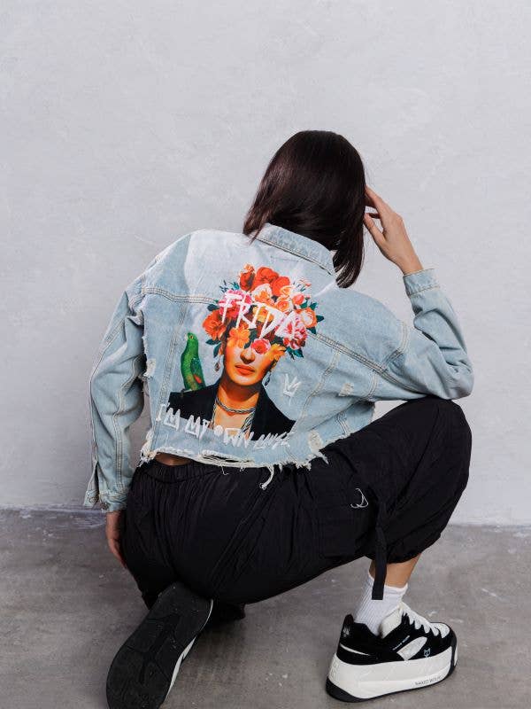 Frida Muse Crop Denim Jacket