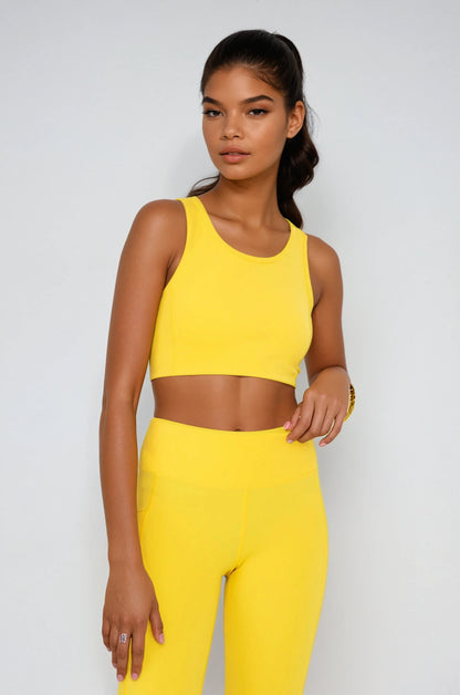 Breathe Easy Cut-Out Back Sports Bra – Lycra® Blend